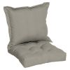 45" x 24" Tan Rectangle Outdoor 2-Piece Deep Seat Cushion