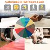 Artpuch Custom Size Sky Blue Sun Shade Sail Triangle Canopy 185 GSM Durable Fabric UV Block Awning for Outdoor Patio Garden Backyard (Customized