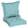 45" x 24" Tan Rectangle Outdoor 2-Piece Deep Seat Cushion