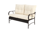 4 Piece Outdoor Patio Furniture Sets, Wicker Conversation Set for Porch Deck, Brown Rattan Sofa Chair with Cushion