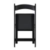 Upholstered folding chair, space saving, easy to carry, 4PCS, Dining room