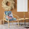 2Pcs/Set 1Pc Back Cushion and 1Pc Seat Cushion Rocking Chair Cushion Upper And Lower Back And Seat Sets