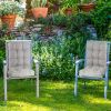 2Pcs/Set 1Pc Back Cushion and 1Pc Seat Cushion Rocking Chair Cushion Upper And Lower Back And Seat Sets
