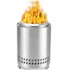 Smokeless Fire Pit, 304 Stainless Steel Tabletop Firepit Wood Pellets Burning Fire Pits for Camping, Bonfire