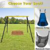 Swing Sets for Backyard, Outdoor Porch Swing Frame, Hammock Chair Stand Only, Max Load 550Lbs A-Frame Swing Stand, Swing Set for Patio, Playground