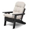 2 PCS Indoor or Outdoor Waterproof Adirondack Chair Seat and Back Cushion
