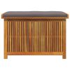 Outdoor Cushion Box 35.4"x19.7"x23.8" Solid Wood Acacia