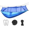 Camping Hammock with Net with 440 lb Capacity - Lightweight Camping Hammock Chair - Double or Single Size with Tree Strap and Included Carry Bag - Sui