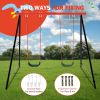 Porch Swing Frame 2 Seat, 440lbs Weight Capacity Swing Stand, Heavy Duty A-Frame Swing, Swing Stand Frame for Yoga Hammock Saucer Baby Porch Swing